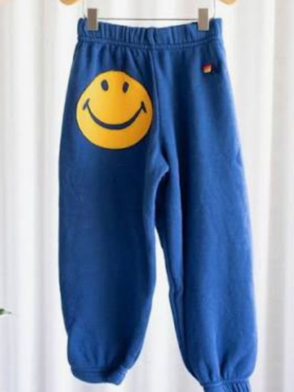 Kids Aviator Nation Smiley Sweatpants Size 12